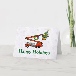 バケットファイヤートラッククリスマスカード シーズンカード