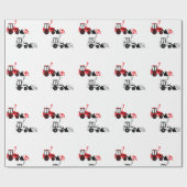 バケットフルハートバレンタインデー ラッピングペーパー (フラット)