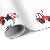 バケットフルハートバレンタインデー ラッピングペーパー (ロールコーナー)