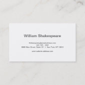 バケットボールブルックリンネットレトロジャージーカラー 名刺 (裏面)