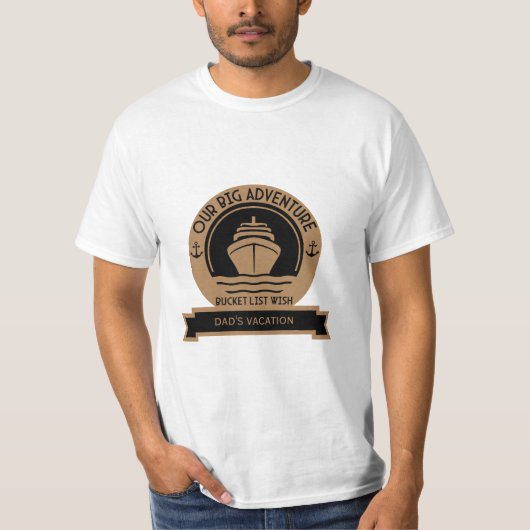バケットリストクルーズ Tシャツ (正面)