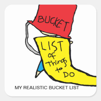 バケットリストシール スクエアシール