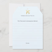 バケットリスト旅行アドバイス荷物タグ形状カード (裏面)