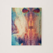 バケットリスト熱気球サンライズ色 ジグソーパズル (縦)