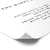 バケットリスト結婚の看板ポスター ポスター (角)