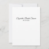 バケットリスト | ブライダルシャワーゲーム (裏面)