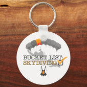バケットリスト： Skydiving キーホルダー (正面)