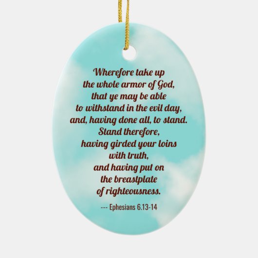 バケット付きセントフロリアン(空澄ん間、M 019) セラミックオーナメント (裏面)