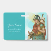 バケット付きセントフロリアン(空澄ん間、M 019) バッジ (裏面)