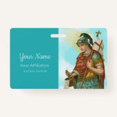 バケット付きセントフロリアン(空澄ん間、M 019) バッジ (裏面)