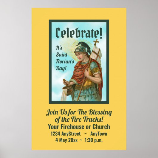 バケット付きセントフロリアン(空澄ん間、M 019) ポスター (正面)