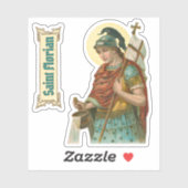 バケット付きセントフロリアン(M 019) シール (シート)