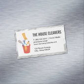 バケット内のクリーナツール マグネット名刺 (インサイチュ)