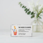 バケット内のクリーナツール 名刺 (スタンド正面)