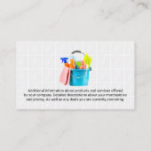 バケット内の供給のクリーニング |タイル 名刺 (裏面)