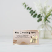 バケット内の供給のクリーニング 名刺 (スタンド正面)