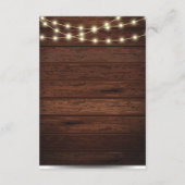 バケッ素朴トデイジーイン開花ベビーシャワー エンクロージャーカード (裏面)