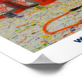 バケッ絵を描トの子犬ポスター ポスター (角)