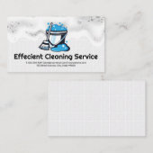 バケツとモップ | ジャニター | クリーナー 名刺 (正面/裏面)