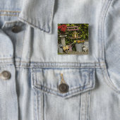 バケツと靴と花 ザーンス・スカンス 缶バッジ (インサイチュ)