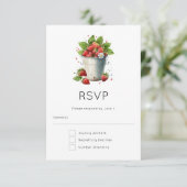 バケツに入ったイチゴ 出欠カード (スタンド正面)