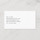 バケツに入ったイチゴ 名刺 (裏面)