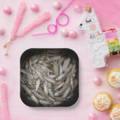 バケツに入った魚 ペーパープレート (パーティー)