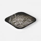 バケツに入った魚 ペーパープレート (傾斜あり)