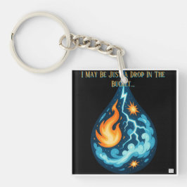 バケツに落ちる キーホルダー