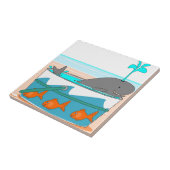 バケツのクジラ タイル (側面)