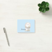 バケツの中のかわいい青い庭のハリネズミ ポストイット (オフィス)