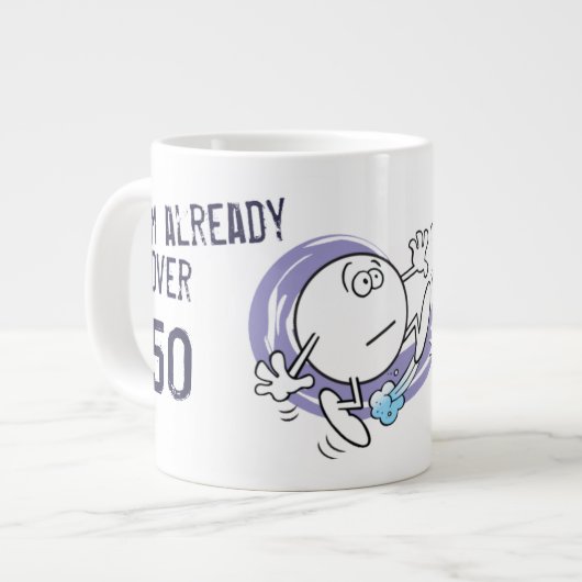 バケツを蹴ること ジャンボコーヒーマグカップ (正面左)