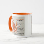 バケツコーヒーマグのカニ マグカップ (正面左)