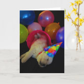 バケツルーシー カード (黄色い花)