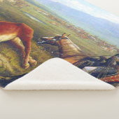 バケロC 1830旧西カウボーイ シェルパブランケット (3/4)