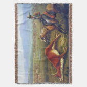 バケロC 1830旧西カウボーイ スローブランケット (正面縦)