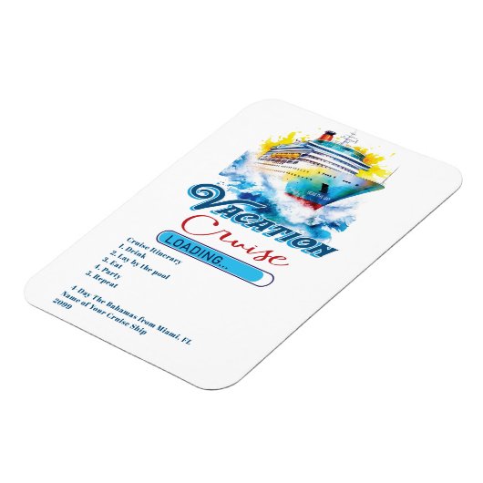 バケーションおもしろいロードクルーズ船のドア マグネット (左側)