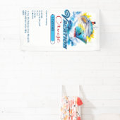 バケーションおもしろいロードクルーズ船のドア 横断幕 (インサイチュ)