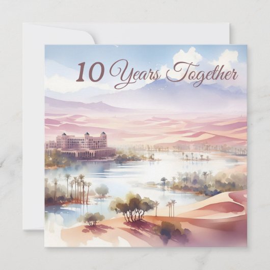 バケーションアニバーサリーギフトエキゾチックモロッコ旅行 カード (正面)