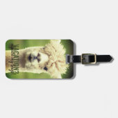 バケーションアルパカマイバッググリーン ラゲッジタグ (正面横)