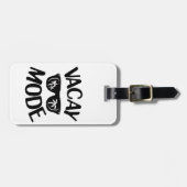 バケーションアートバケーションモードワード文字アートエプロンプラス ラゲッジタグ (正面横)