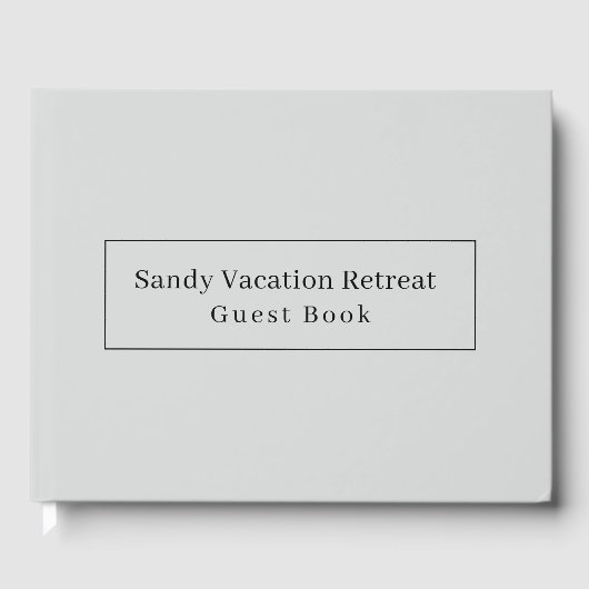 バケーションエレガントモダンレンタルゲストブック |オリーブ ゲストブック (正面)