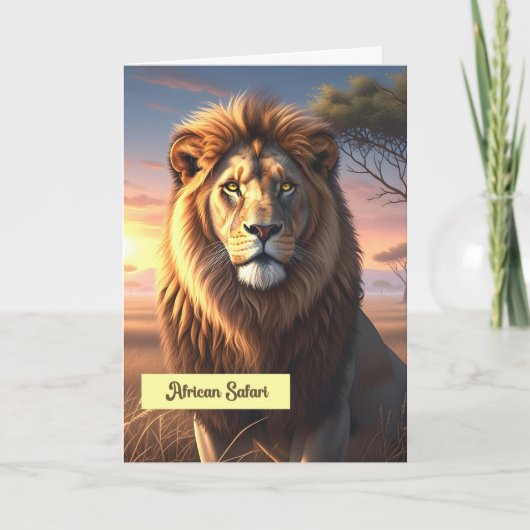 バケーションカードアフリカンサファリ カード (正面)