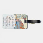 バケーションガールトラベルパリ |荷物タグ ラゲッジタグ (裏面横)
