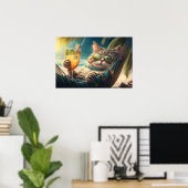 バケーションキャット ポスター (ホームオフィス)