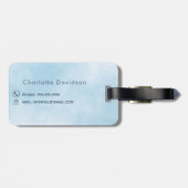 バケーションクルーズの名前の年のライトハウス ラゲッジタグ (裏面横)