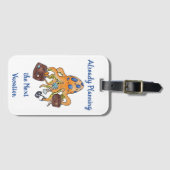 バケーショントラベルビーチハンドドロッドタコ ラゲッジタグ (正面横)