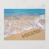 バケーショントロピカルバハマビーチ シーズンポストカード (正面)