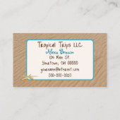 バケーショントロピカルバハマビーチ 名刺 (裏面)