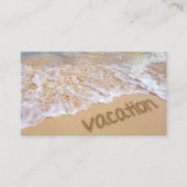 バケーショントロピカルバハマビーチ 名刺 (正面)